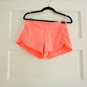Orange Reebok Running Shorts